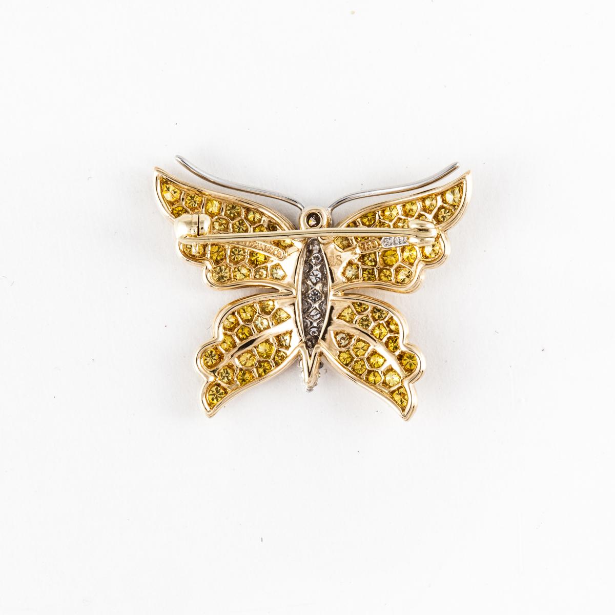 Tiffany sales butterfly brooch