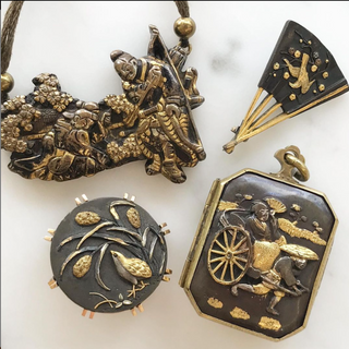 Japanese Shakudo Jewelry