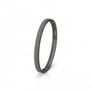 Buccellati Blackened 18K White Gold Macri Bangle Bracelet