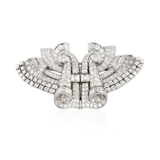 Platinum Diamonds Brooch