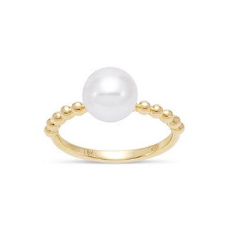 Mastoloni 14K Gold Freshwater Pearl Bead Ring