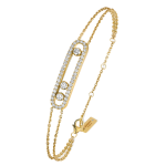 Messika 18K Gold Diamonds Line Bracelet