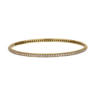 Roberto Coin 18K Gold Diamonds Bangle Bracelet