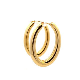 Antonio Papini 18K Gold Hoop Earrings