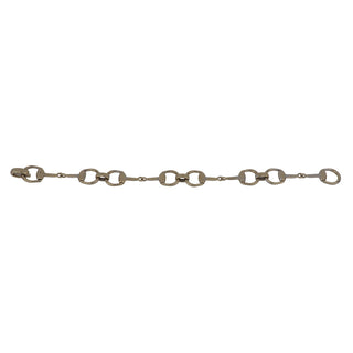 Gucci 18K White Gold Fancy Link Bracelet