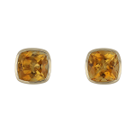 Tenenbaum Collection 14K Gold Citrines Stud Earrings