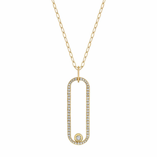 Michael M 14K Gold Diamonds Pendant Necklace