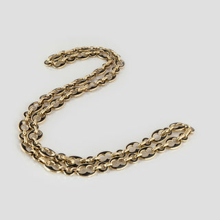 Estate David Webb 18K Gold Link Necklace