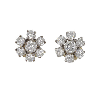 Tenenbaum Workshop 18K White Gold Diamon Stud Earrings