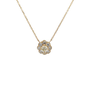 Tenenbaum Workshop 18K Gold Diamonds Pendant Necklace