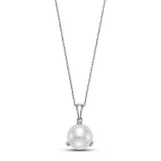 Mastoloni White 14K Gold Freshwater Pearl Pendant Necklace