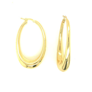 Lisa Nik 18K Gold Hoop Earrings