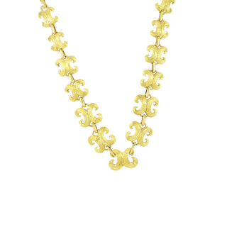 David Webb 18K Gold Link Necklace