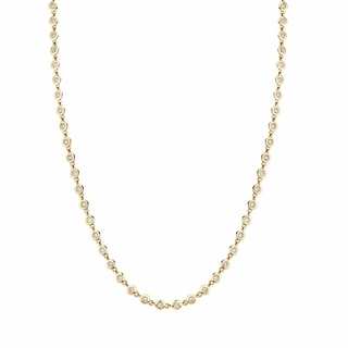 Michael M 14K Gold Diamond Line Necklace