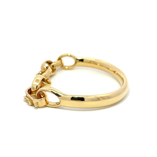 Antonio Papini 18K Gold Cuff Bracelet