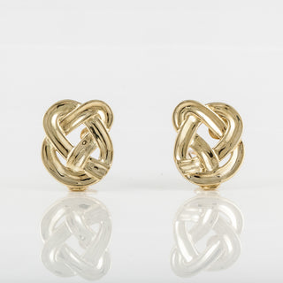 Estate Angela Cummings Tiffany & Co. 18K Gold Twisted Earrings