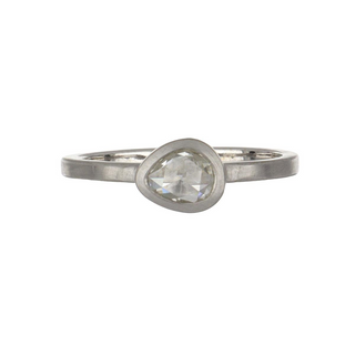 Tenenbaum Collection 14K White Gold Rose-Cut Diamond Solitaire Ring