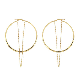 Antonio Papini 18K Gold Hoop Earrings