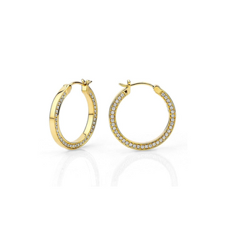 Michael M 14K Gold Small Chroma Pavé Hoops