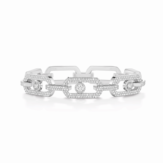 Messika 18K White Gold Diamond Link Bracelet