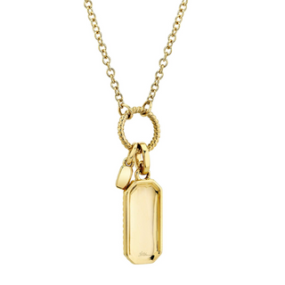 Shy Creation 14K Gold Diamond Pendant Necklace