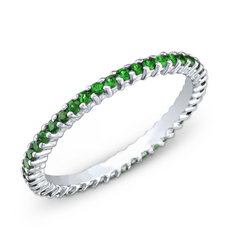 Tenenbaum Collection 18K White Gold Tsavorite Garnet Other