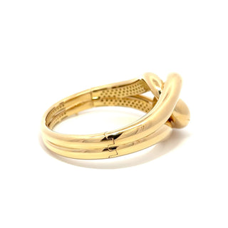 Antonio Papini 18K Gold Bangle Bracelet