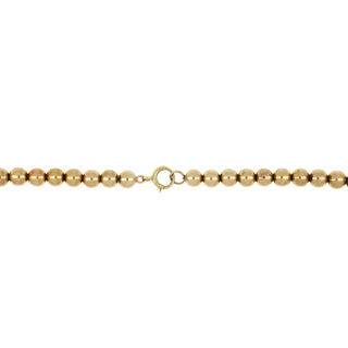 Victorian 14K Gold Bead Necklace