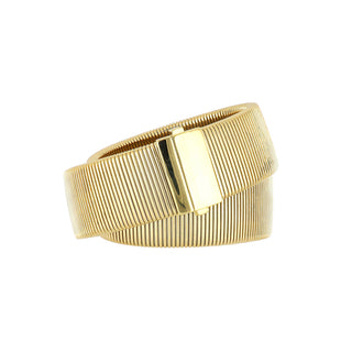 Antonio Papini 18K Gold Double Strap Bracelet