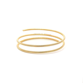 Antonio Papini 18K Gold Diamond Wrap Bracelet