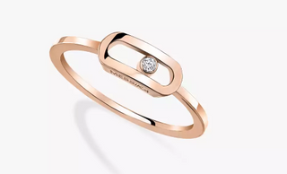 Messika 18K Rose Gold Diamond Cocktail Ring