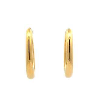 Antonio Papini 18K Gold Hoop Earrings