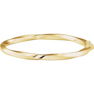 14K Gold Bangle Bracelet