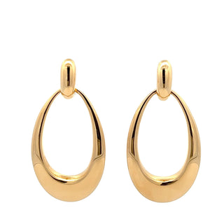 Antonio Papini 18K Gold Drop Earrings