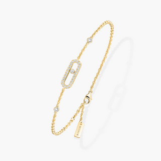 Messika 18K Gold Diamonds Station Bracelet