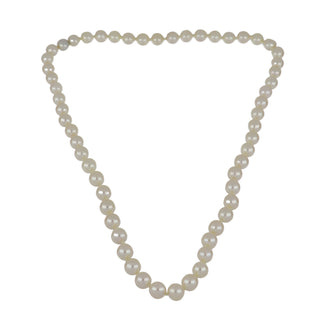 Vintage/Estate White Akoya Pearl Bead Necklace