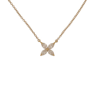 Tiffany & Co. 18K Gold Diamonds Pendant Necklace