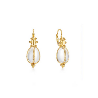 Temple St Clair 18K Gold Rock Crystals Drop Earrings