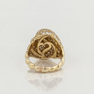 Henry Dunay 18K Gold Diamonds Cluster Ring