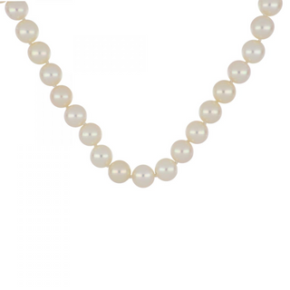 Tiffany & Co. White 14K Gold Opera Length Strand with Diamonds