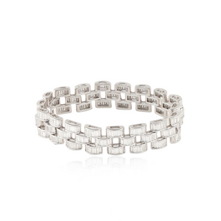 Vintage/Estate Platinum Diamonds Link Bracelet