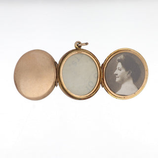 Edwardian Rose 9K Gold Locket