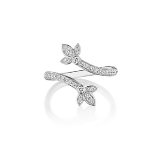 Verragio 18K White Gold Diamond Athena Toi et Moi Ring