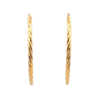 Antonio Papini 18K Gold Hoop Earrings