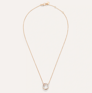 Pomellato 18K Rose Gold Diamonds Pendant Necklace