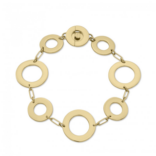 L. Klein 18K Gold Link Bracelet