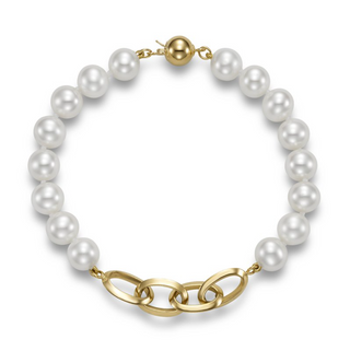 Mastoloni 14K Gold Freshwater Pearl Bracelet