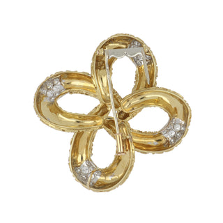 Van Cleef & Arpels Two-Tone G&PT Diamonds Pin