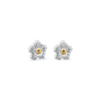 Buccellati Two-Tone G&S Diamonds Stud Earrings