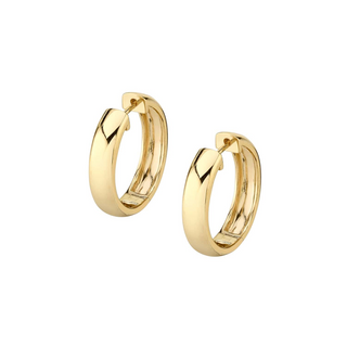 Michael M 14K Gold Huggie Earrings